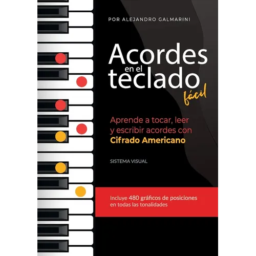 Acordes en el teclado fácil: Aprende a tocar, leer y escribir acordes con Cifrado Americano