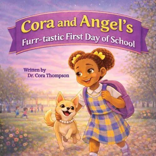 Cora and Angel's Furr-tastic First Day of School