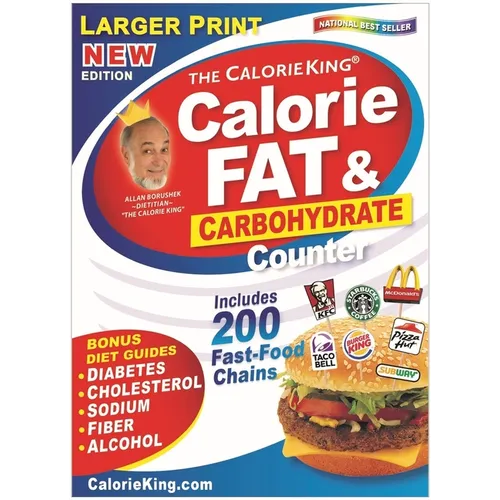 Calorieking Larger Print Calorie, Fat & Carbohydrate Counter