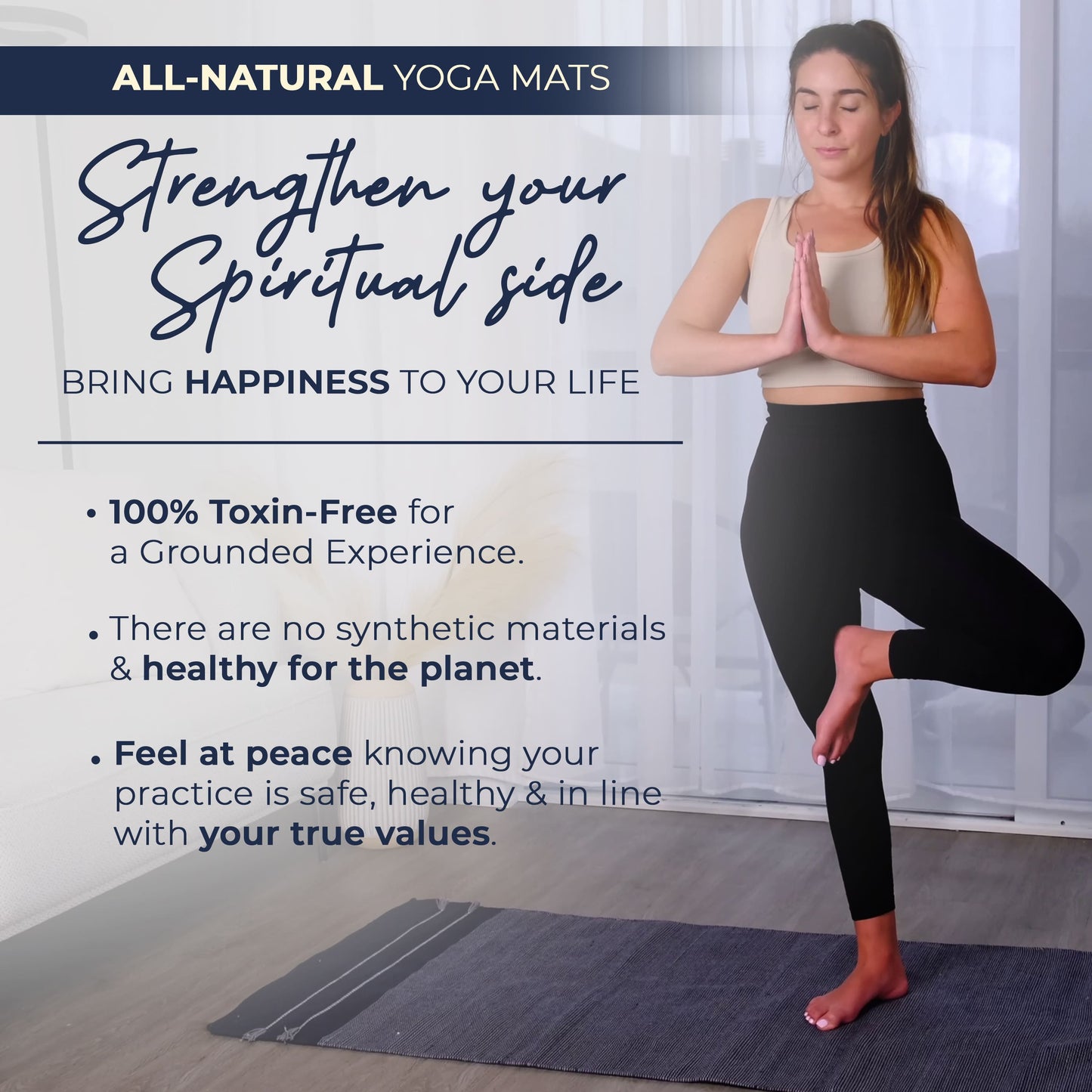 Organic & Eco-Friendly Cotton Yoga Mat