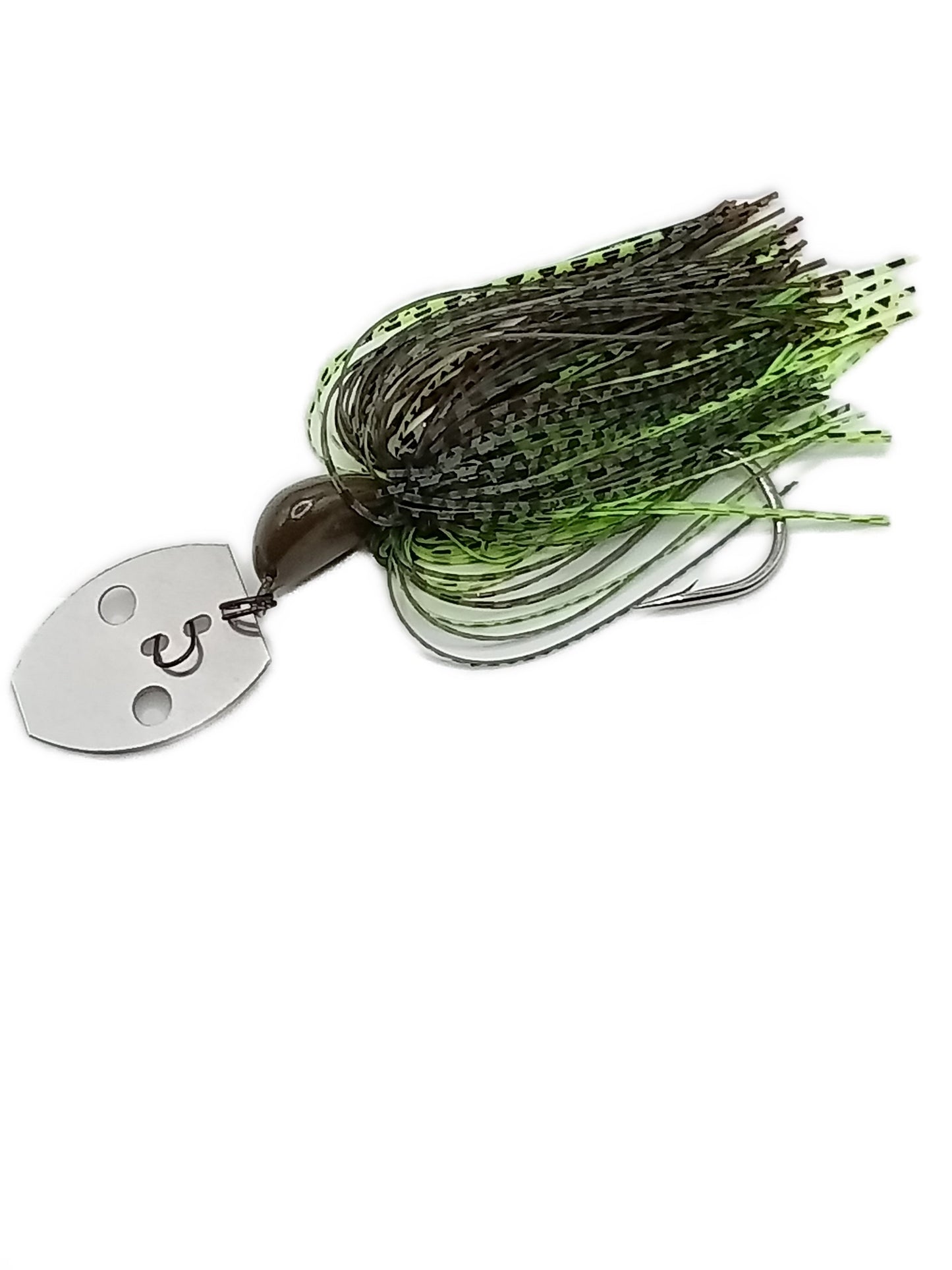 Vibe Bladed Jig  - Green Pumpkin Chartreuse