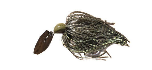 Vibe Bladed Jig  - Green Pumpkin