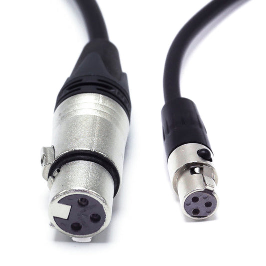 XLRf to TA3f - 18" Cable
