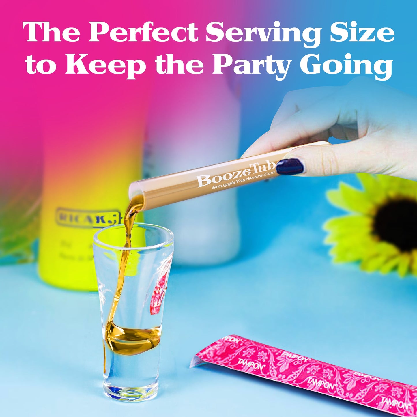 Smuggle Your Booze Tampon Flasks