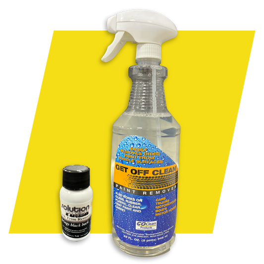 Get Off Clean Road Paint Remover with Solution Finish