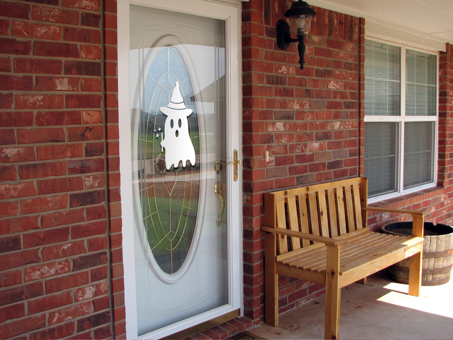 Ghost Witch Window Sticker | Vinyl Decal