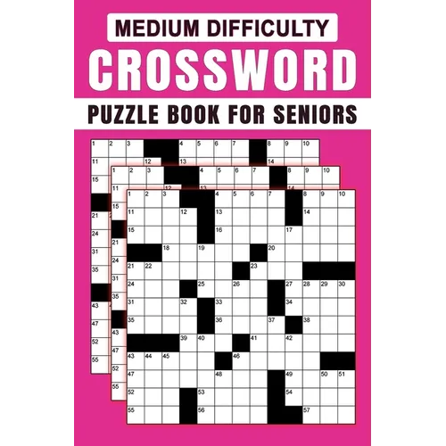 Medium Difficulty Crossword Puzzle Book For Seniors