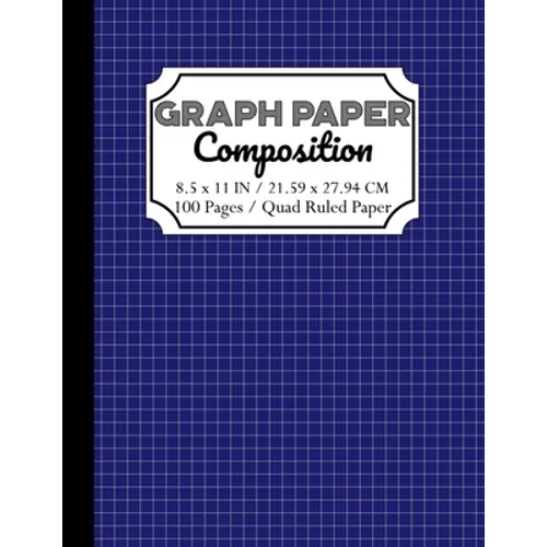 Graph Paper Composition Notebook: Quad Ruled 5 squares per inch: Math and Science Composition Notebook for Students 8,5x11 inch (216 x 279 mm)
