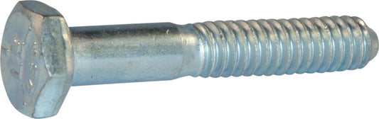 7/16-20 x 2 Grade 5 Hex Cap Screw Zinc Plated Domestic USA (50)
