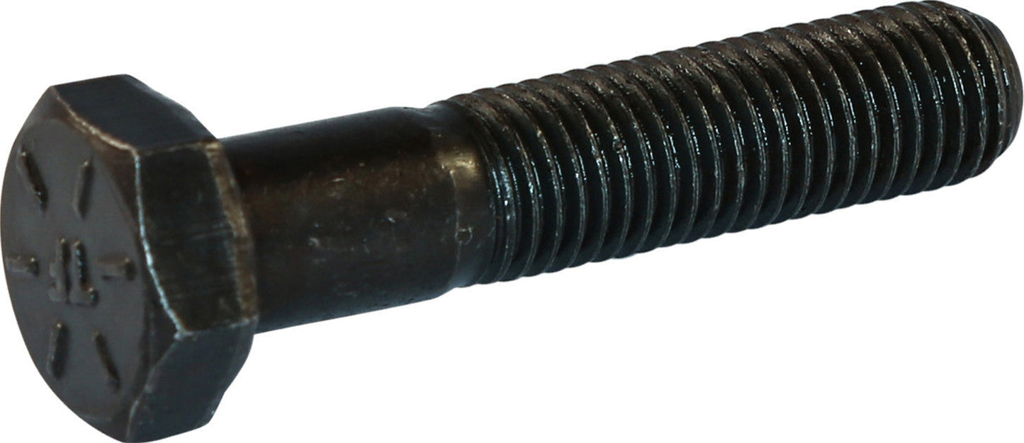3/8-24 x 1 1/4 Grade 8 Hex Cap Screw Plain Domestic USA (100)