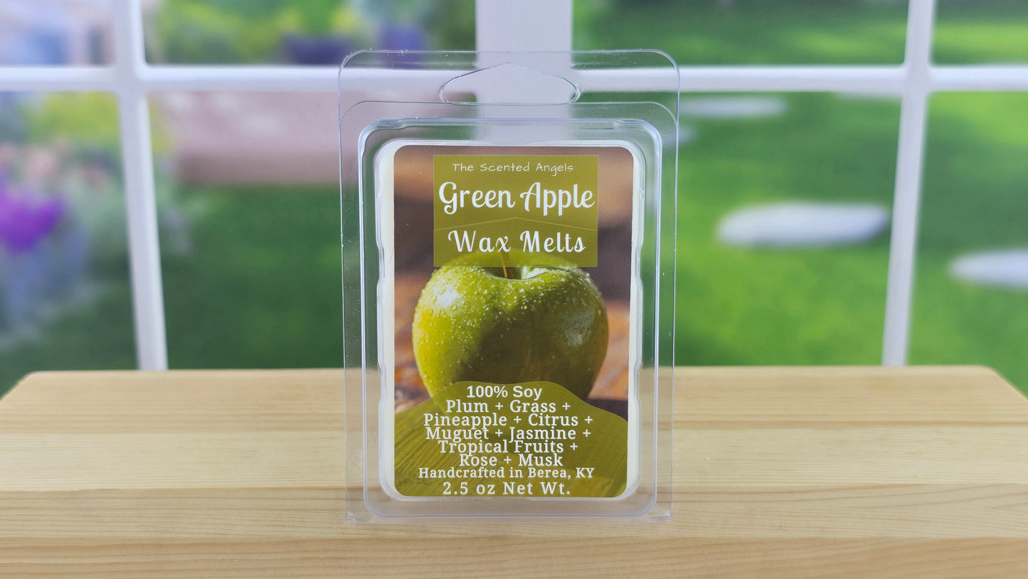 Green Apple Soy Wax Melts (Clamshells & Squeezable Wax)