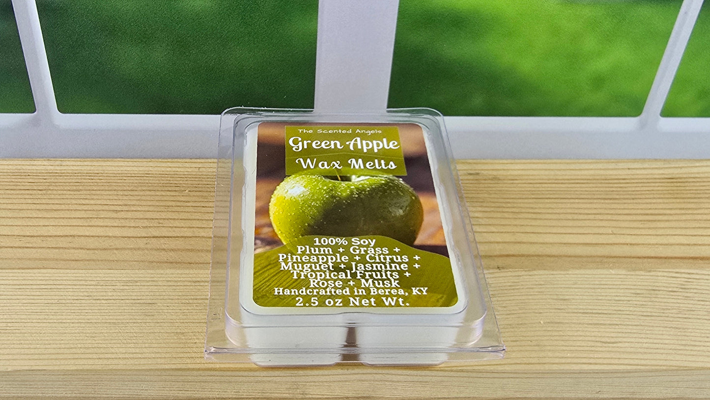 Green Apple Soy Wax Melts (Clamshells & Squeezable Wax)