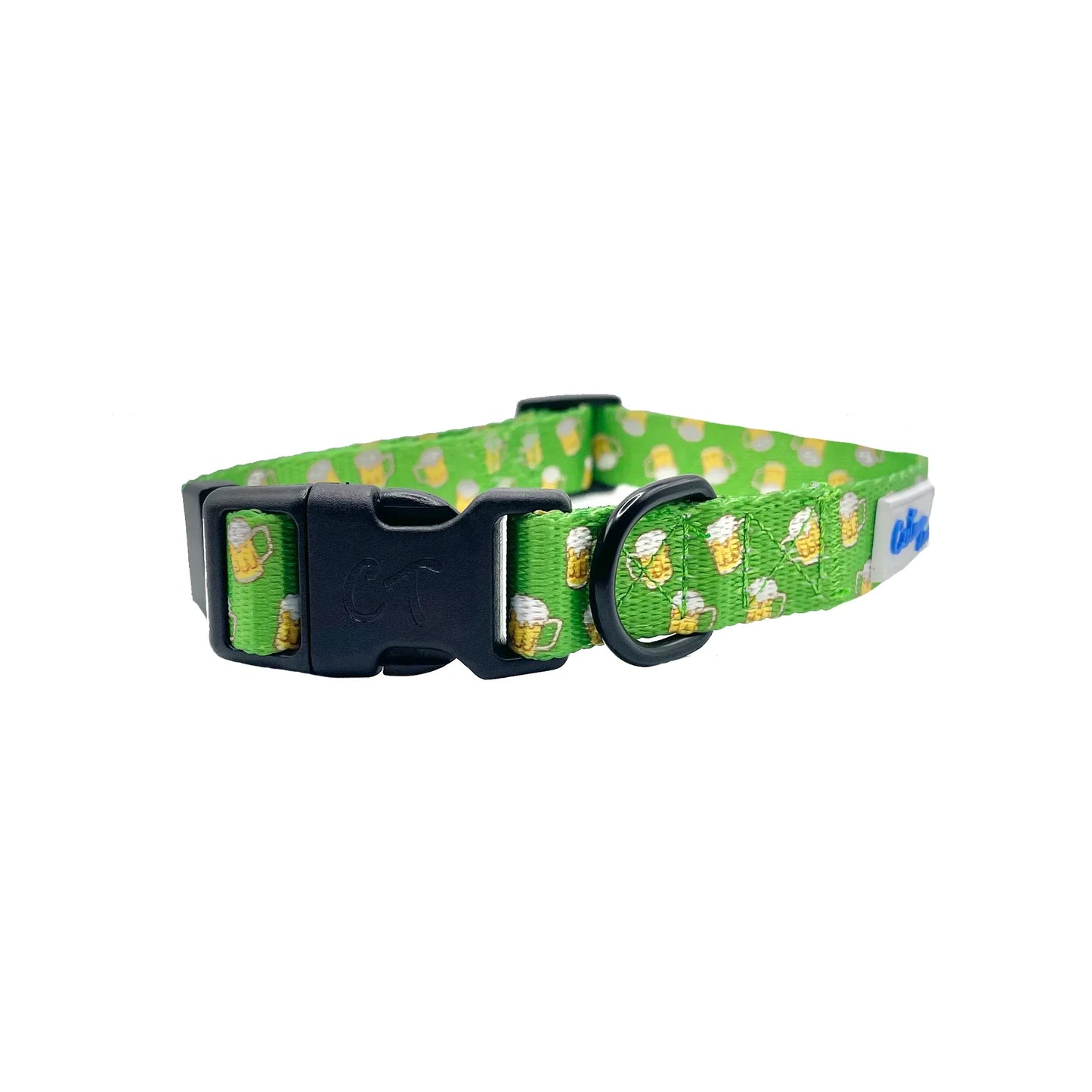 St. Patrick's Day Green Beer Dog Collar