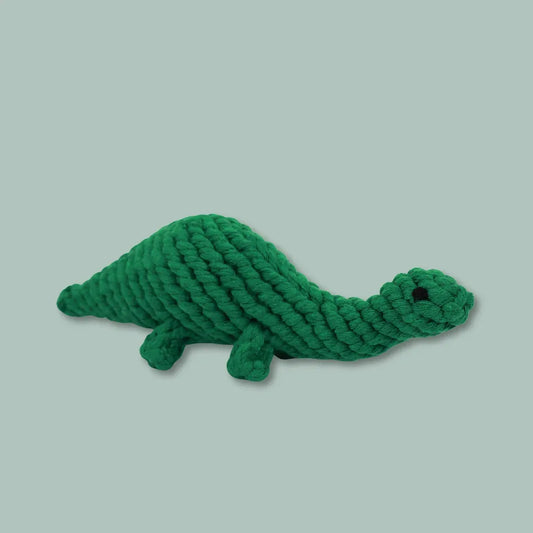 Rex the Green Dinosaur Rope Toy