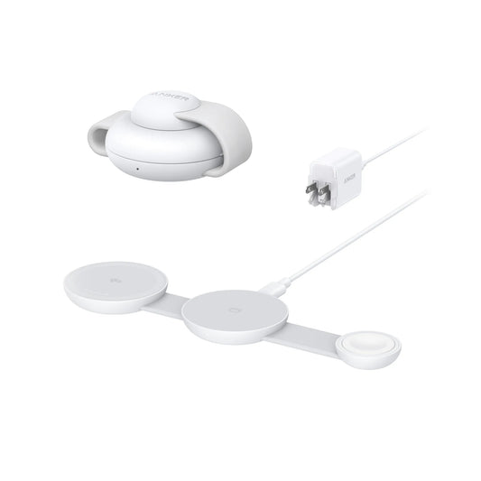Anker MagGo Wireless Charging Station (3-in-1, Foldable Pad)
