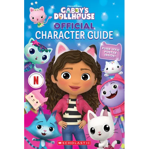The Official Gabby's Dollhouse Character Guide with Poster