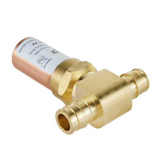 1/2" PEX-A Expansion, Water Copper Hammer Arrestor Tee