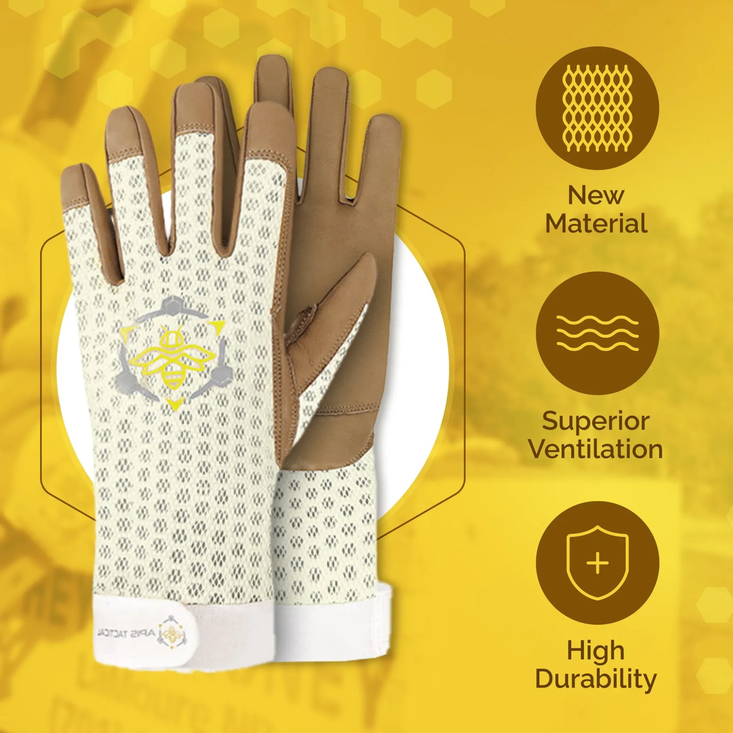 Apis Tactical Heavy Duty Beekeeping Gloves