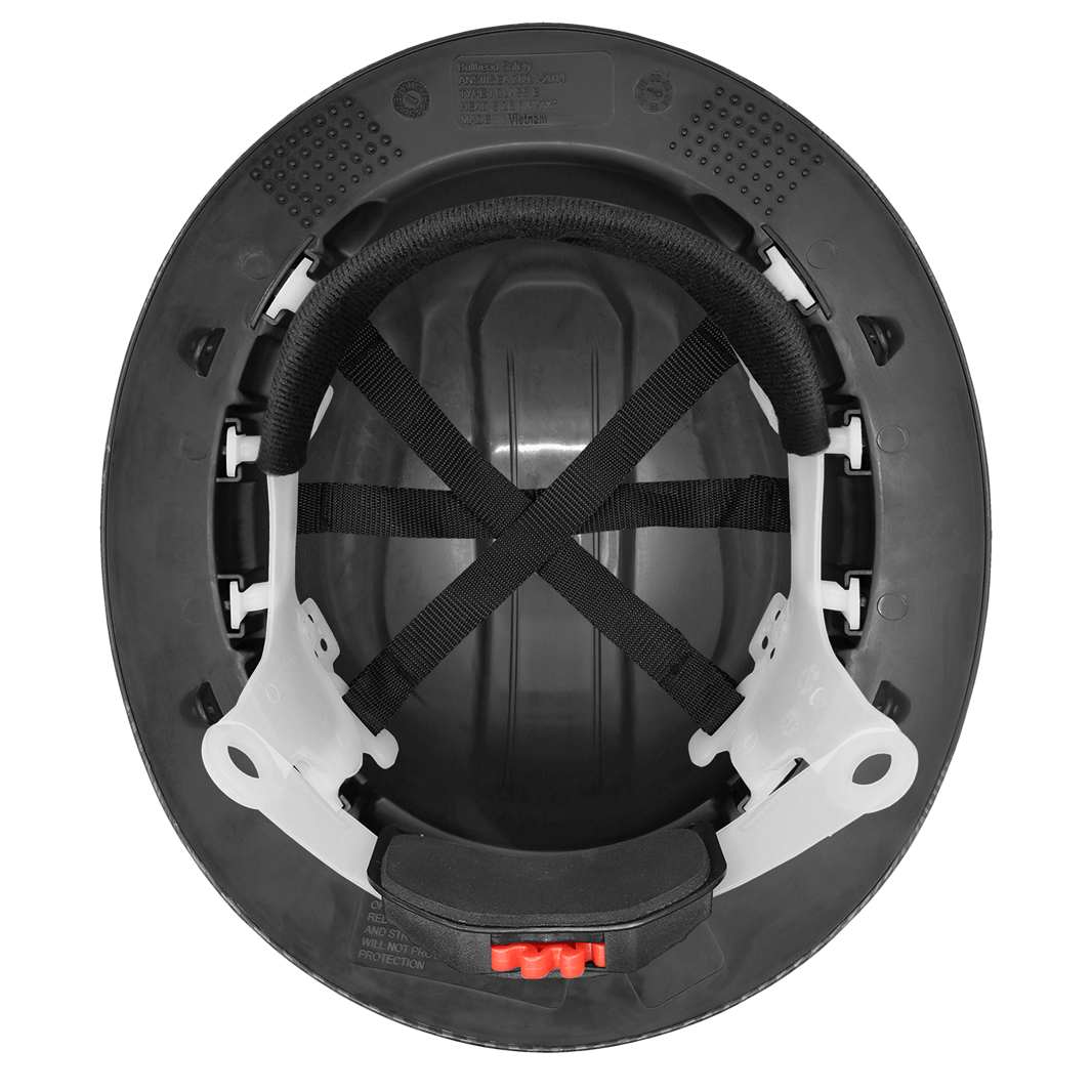 Black Graphite Unvented Full Brim Work Hat (TikTok)