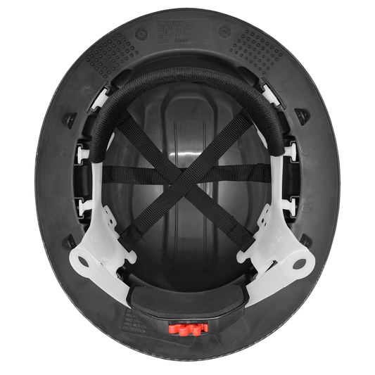 Black Graphite Unvented Full Brim Work Hat (TikTok)