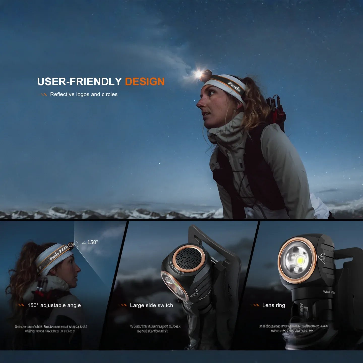 Fenix HM23 V2.0 Lightweight Detachable AA Headlamp
