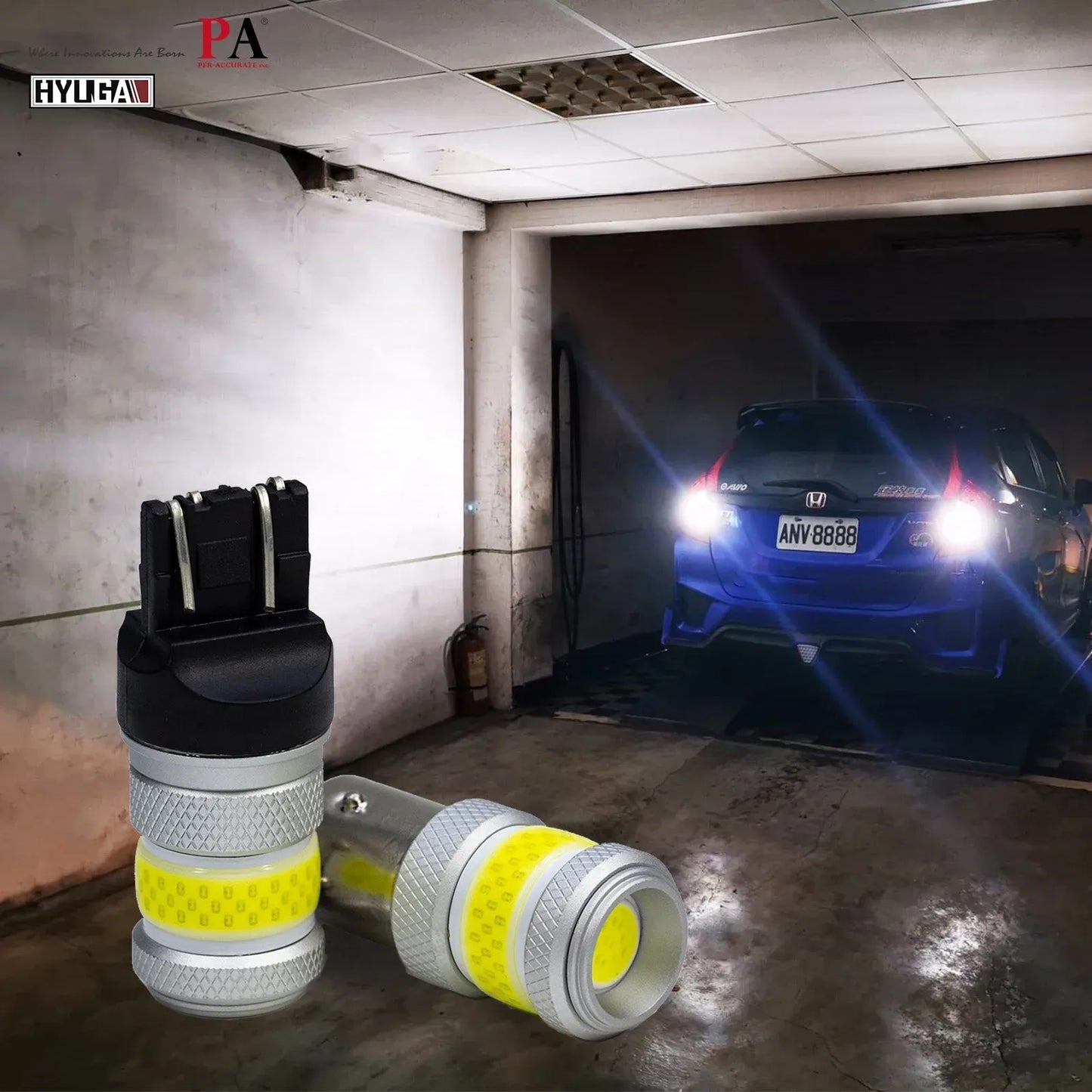 LED COB Automotive Exterior Reverse Light DRL T20 7443 1157 BAY15D 1156 P21W 360 degree light