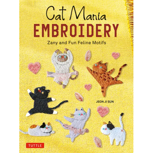 Cat Mania Embroidery: Zany and Fun Feline Motifs