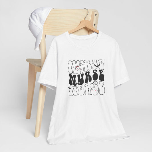 Halloween Nurse Short Sleeve Tee