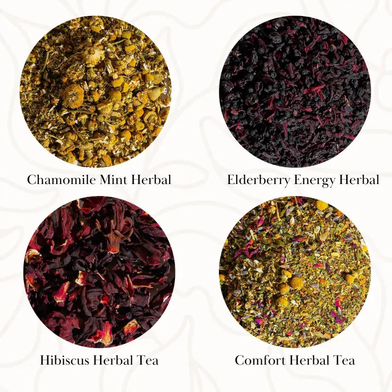Healing Tea Box with Tea Infuser in a Gift Box