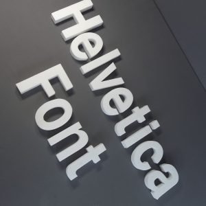 Economy Foam Letters 1" thick, unpainted for signs & concrete casting (ebay)