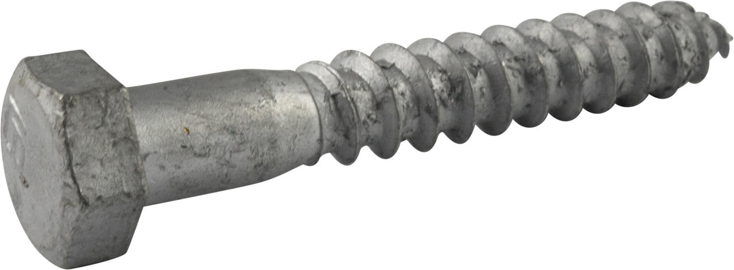 1/2 x 2 Hex Lag Screw Hot Dipped Galvanized