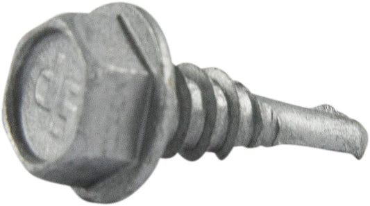 12-24 x 7/8 Hex Washer Head Self Drilling Screw TEK 4 Strong-Shield Coated
