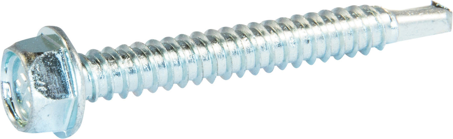 10-16 x 1 1/2 Hex Washer Head Self Drilling Screw Zinc Plated