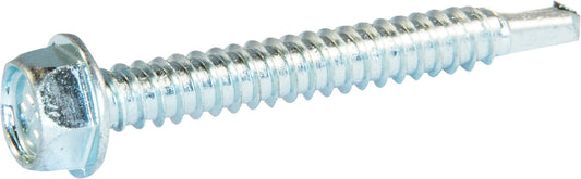 14-14 x 2 Hex Washer Head Self Drilling Screw Zinc Plated