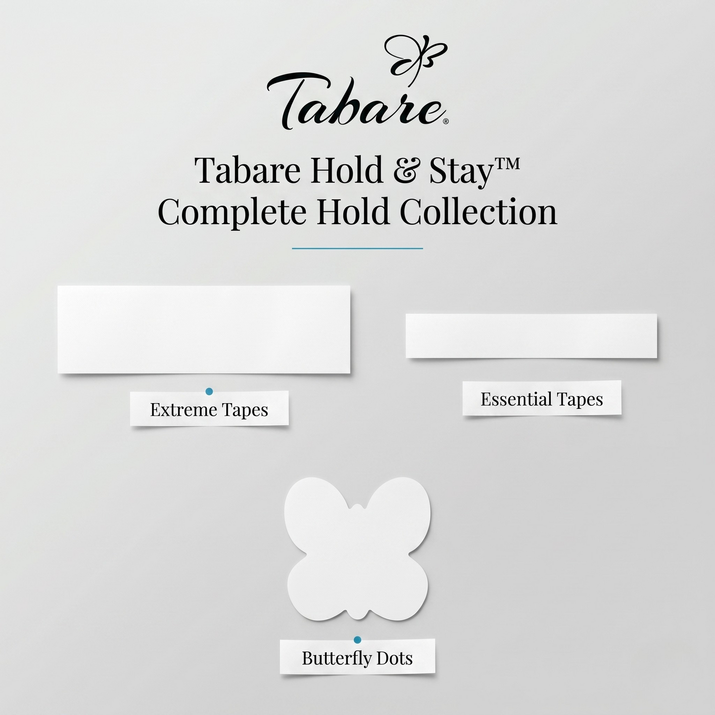 Hold & Stay™ Extreme Invisible Clothing and Skin Tapes