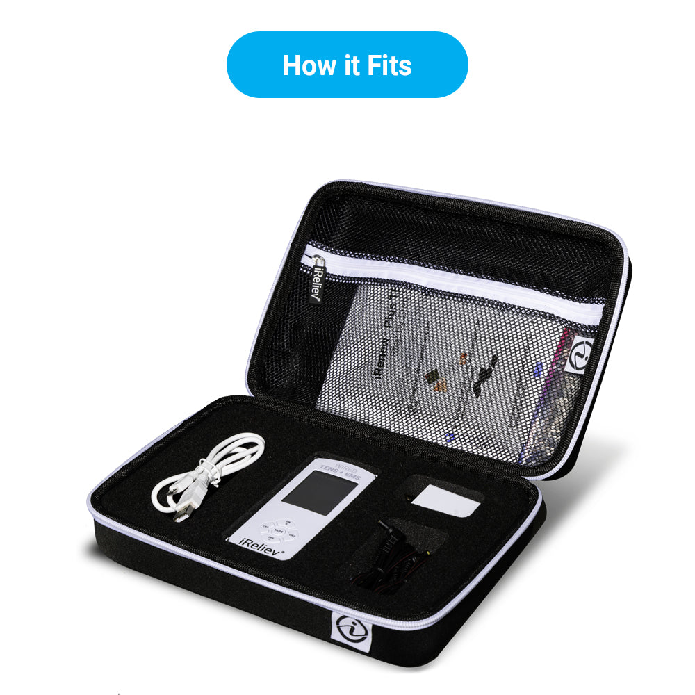Hard Protective Carry Case for Premium TENS + EMS