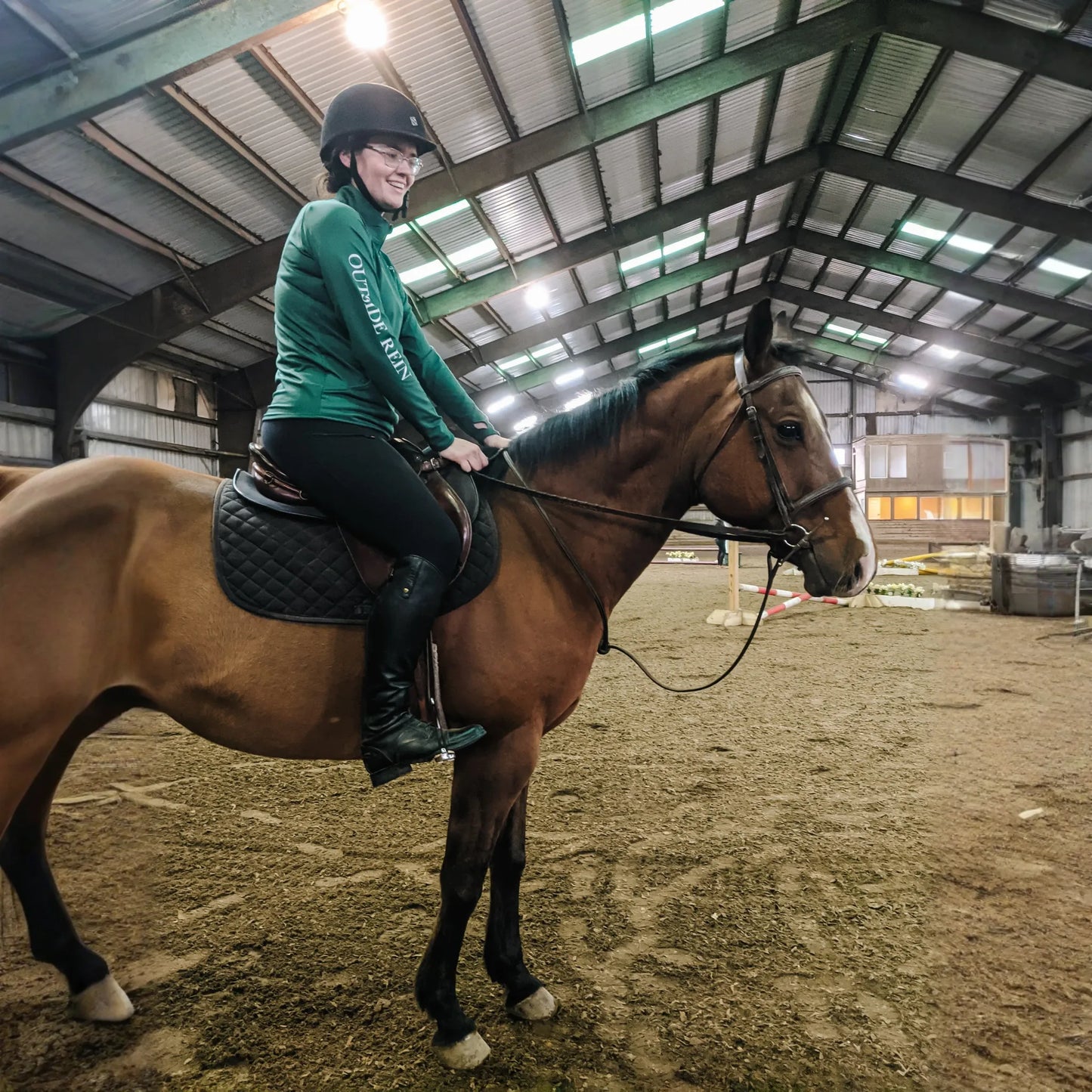 Inside Leg Outside Rein Baselayer: Hunter