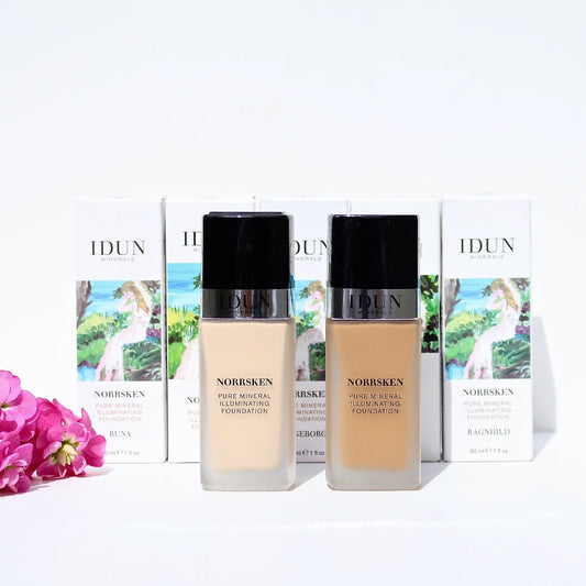 IDUN Minerals | Norrsken Liquid Foundation | Light Coverage | 30 ml | 1 fl.oz