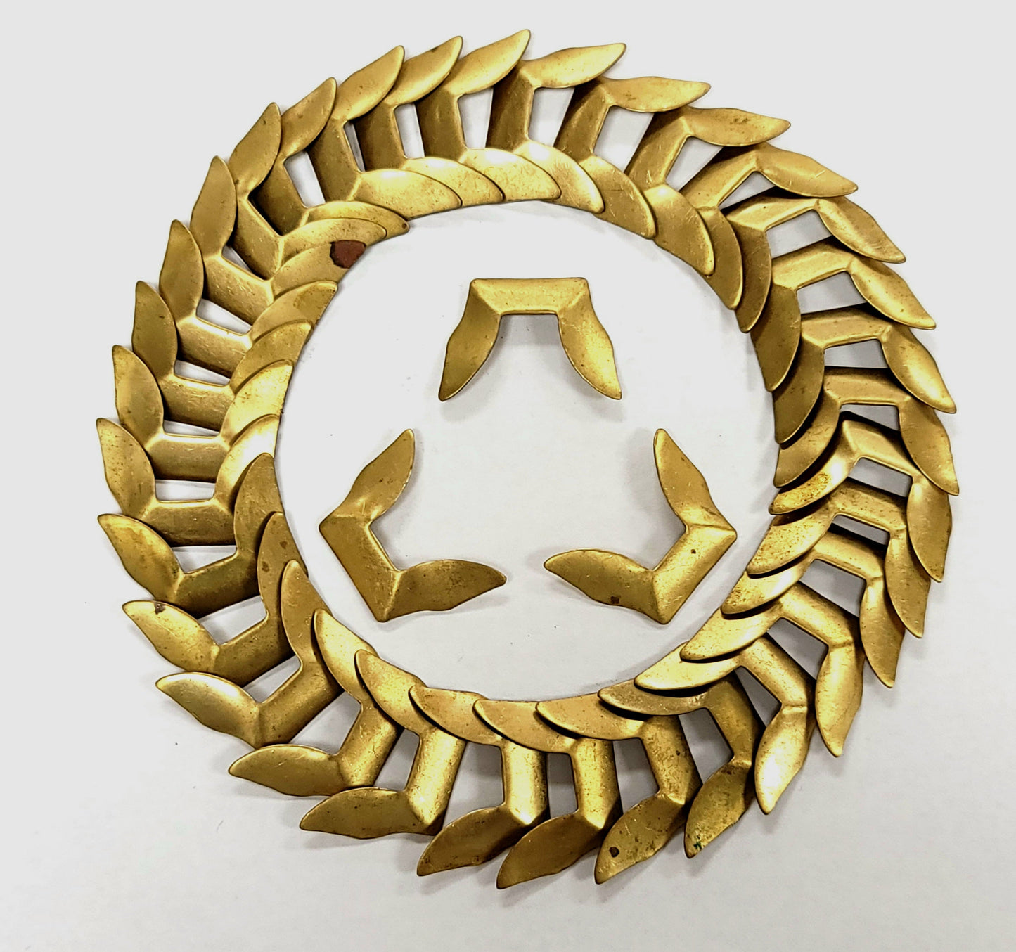 Brass Open Sided Trapezoid Component