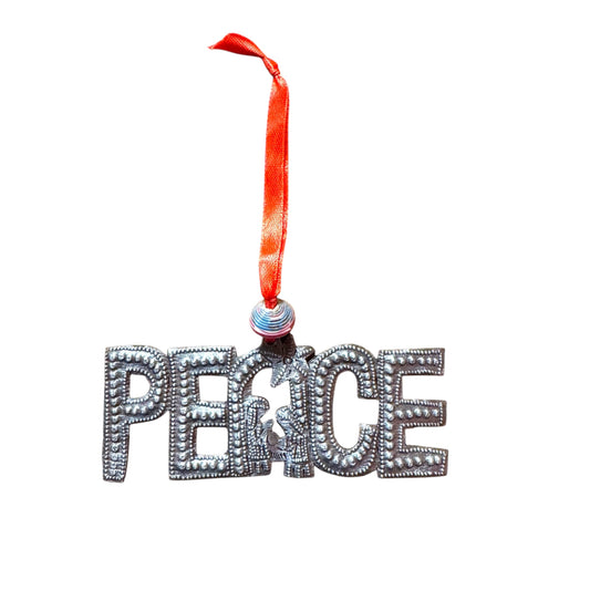 Peace Nativity Ornament