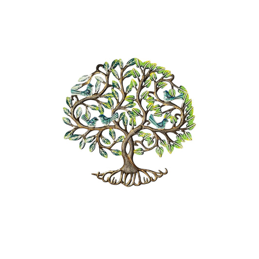 Medium Sweet Blue Birds Tree of Life