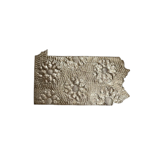 Pennsylvania Floral Metal Art