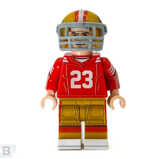 #23 RB San Francisco Football Player Minifig - B3 Customs