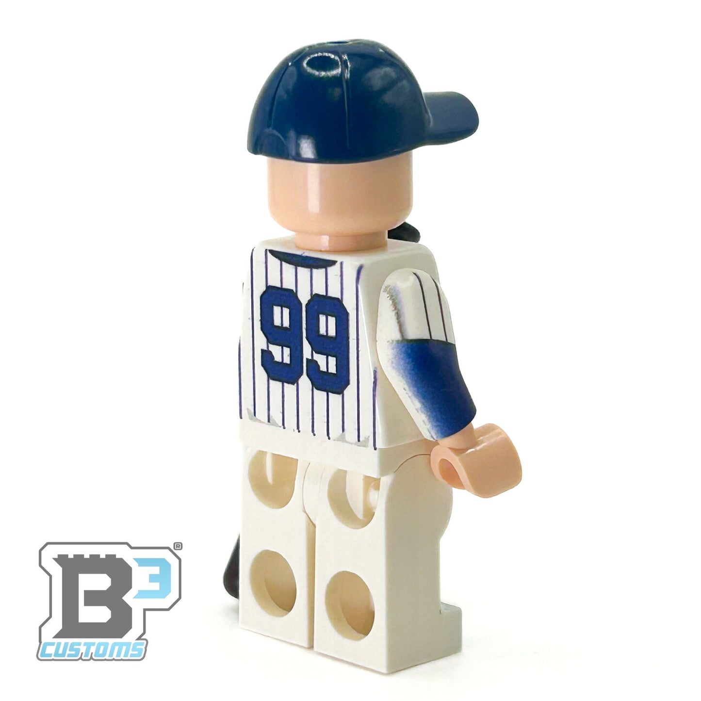 #99 Judge NY Baseball Player Minifig - B3 Customs