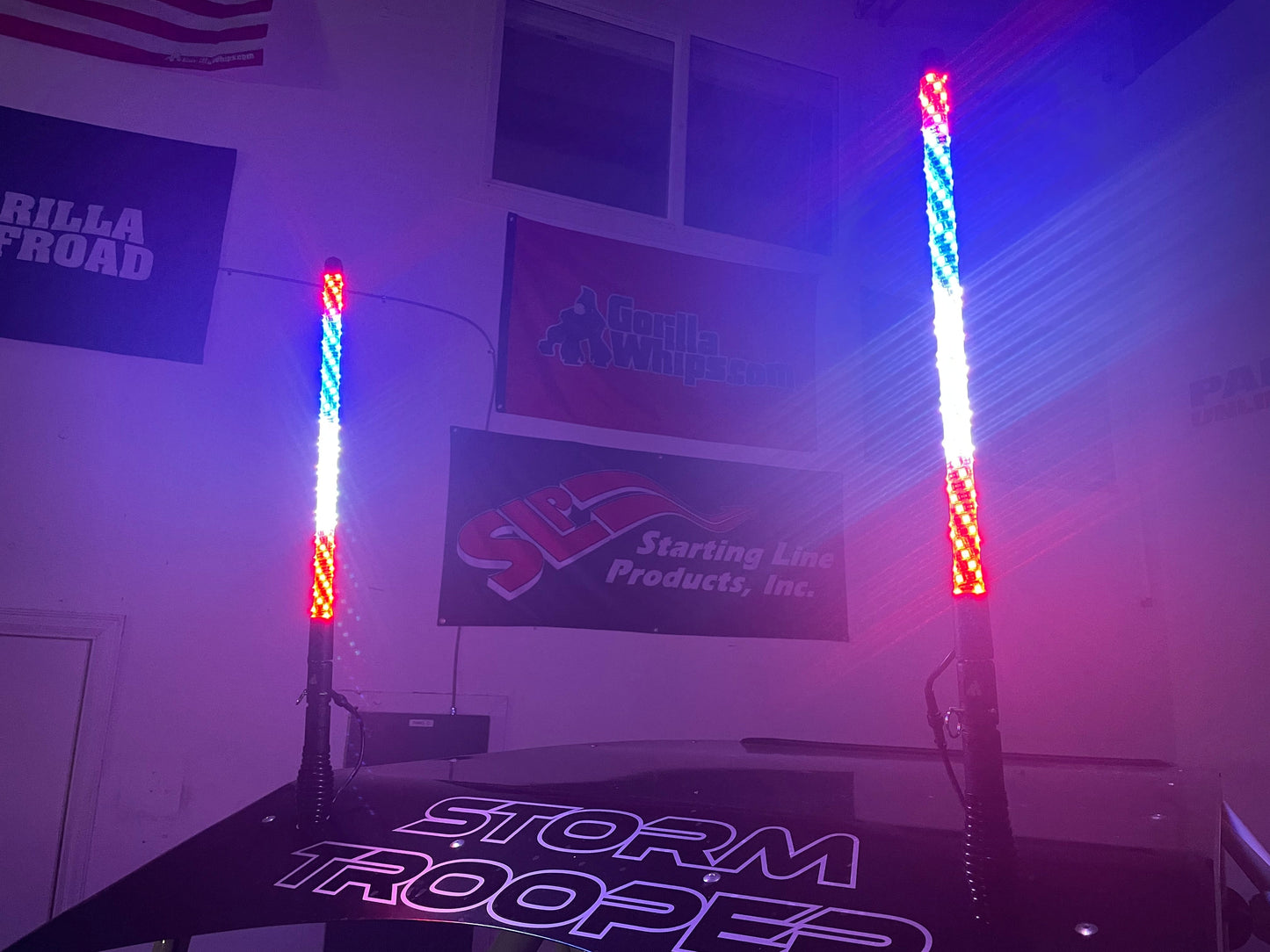 3' LED Whip Elite HD II Single Whip Pressure Release Mount