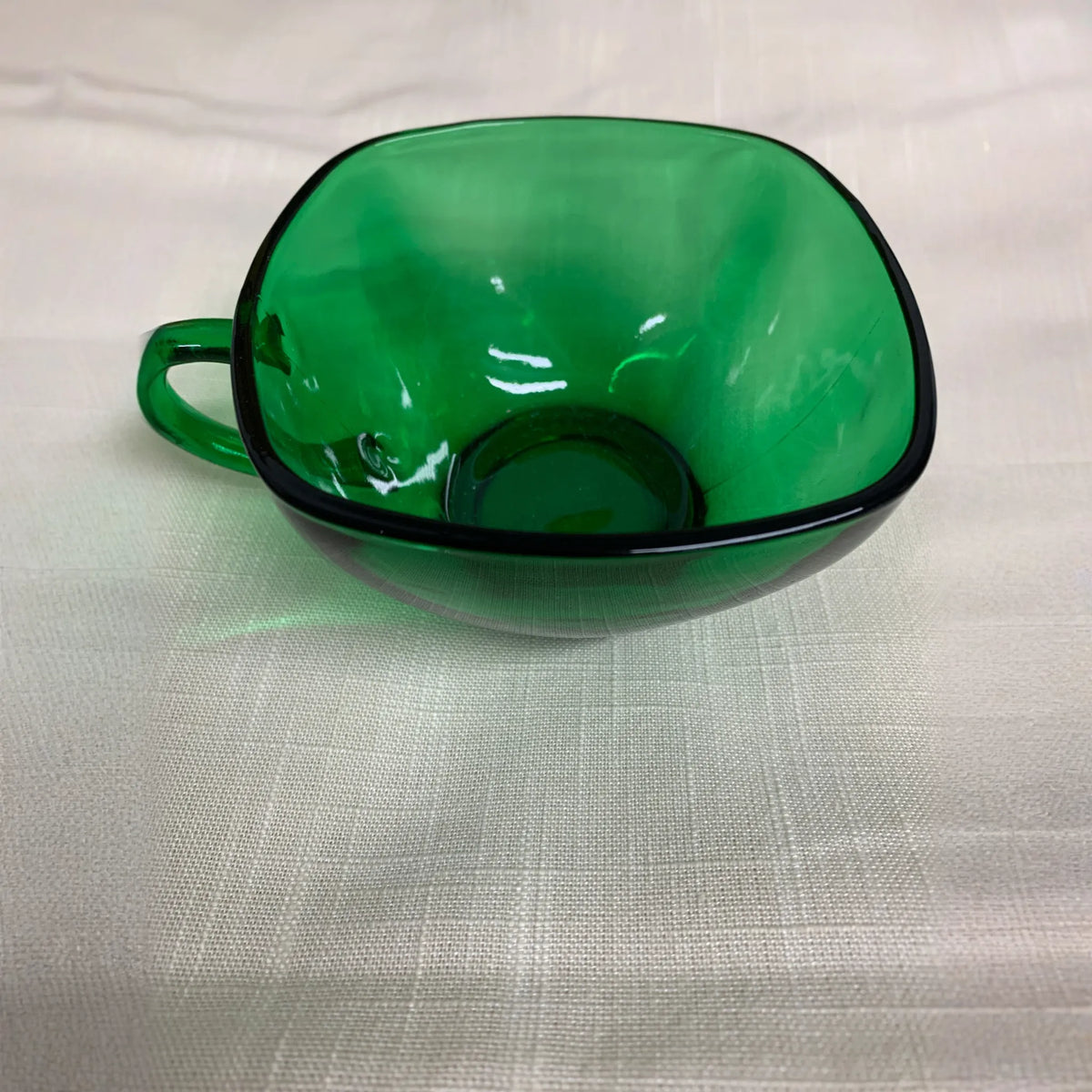 Charming Forest Green Fire King Luncheon Plates, Bowls and Cups - Products from Terra Americana, Sellers in Massachusetts, 🆕 New Arrivals, Small Business Sellers, All Products - Little Red General Store