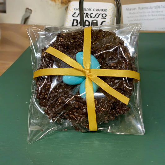 1 pc / Dark Chocolate Birds Nest Bark