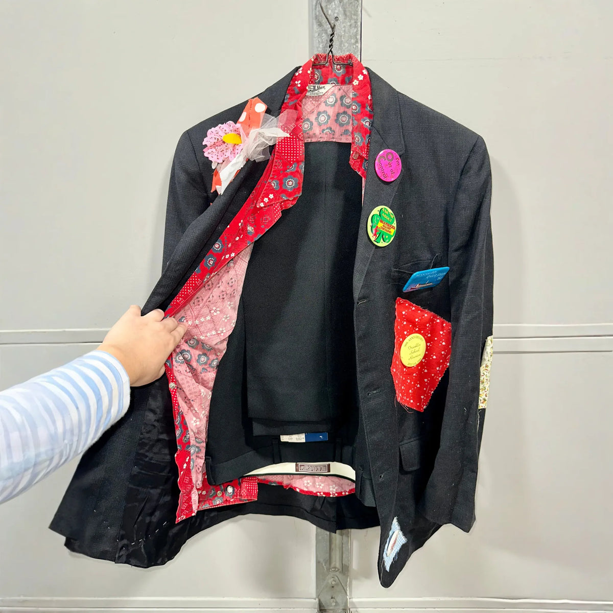 Clown outfit (pants, shirt, and jacket)