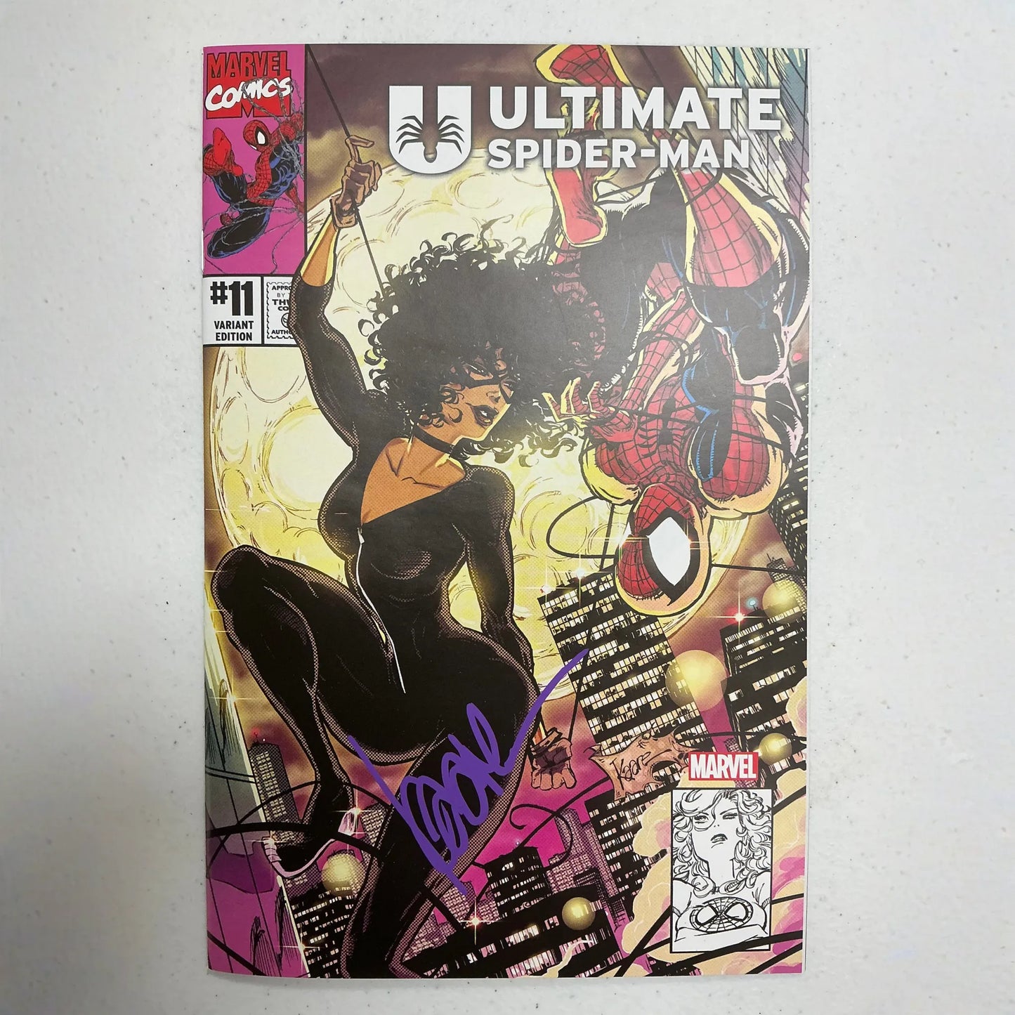 [Signed by Kaare Andrews] ULTIMATE SPIDER-MAN #11 UNKNOWN COMICS KAARE ANDREWS EXCLUSIVE VAR