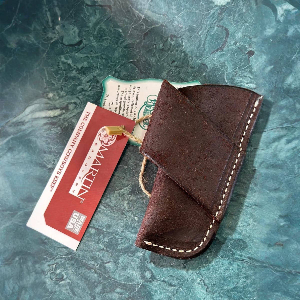 KNIFE SCABBORD - CHOCOLATE ROUGH OUT